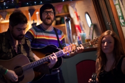 The Ravens secret gig on canal boat Frederick
