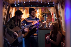 The Ravens secret gig on canal boat Frederick