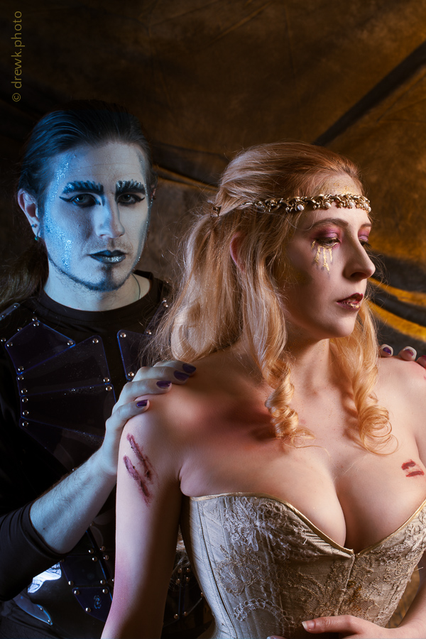 Hades and Persephone Models : Nenedhel & Count Chronos Morté<br/>
Hair & Makeup Artist : Tamaris Orton