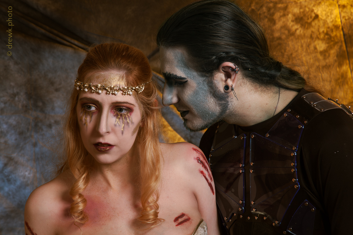 Hades and Persephone Models : Nenedhel & Count Chronos Morté<br/>
Hair & Makeup Artist : Tamaris Orton