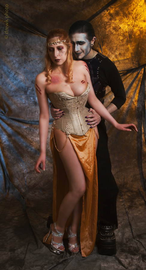 Hades and Persephone Models : Nenedhel & Count Chronos Morté<br/>
Hair & Makeup Artist : Tamaris Orton