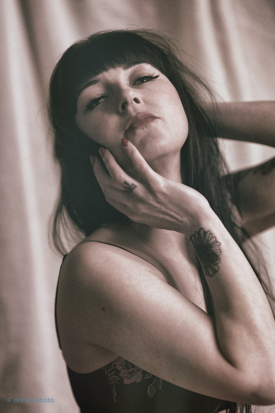 Boudoir portrait