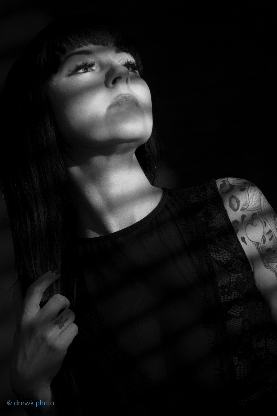 Boudoir portrait