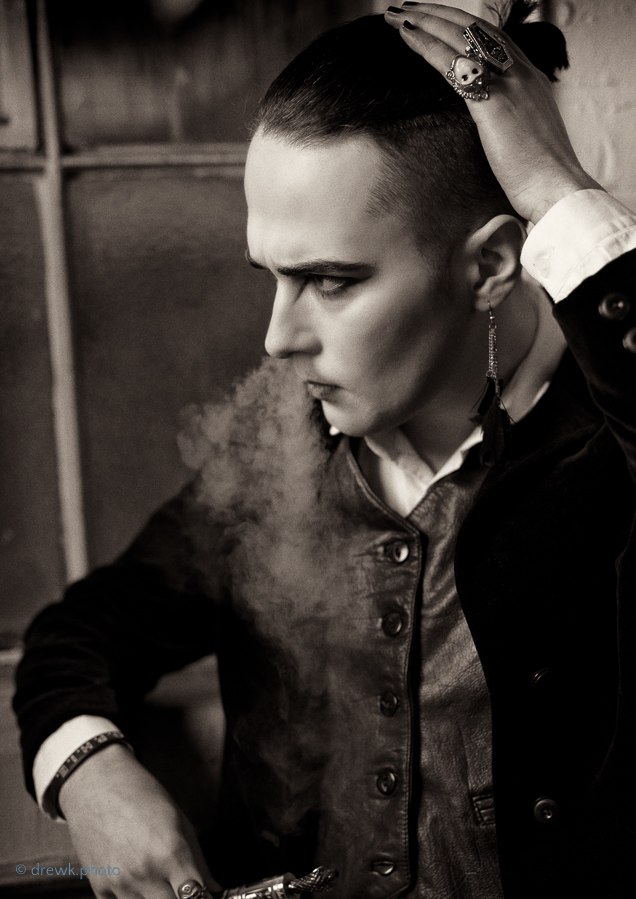 \'Gothic Horror\' themed shoot - Olivia Tataryn, BA (Hons) Specialist Hair & Makeup