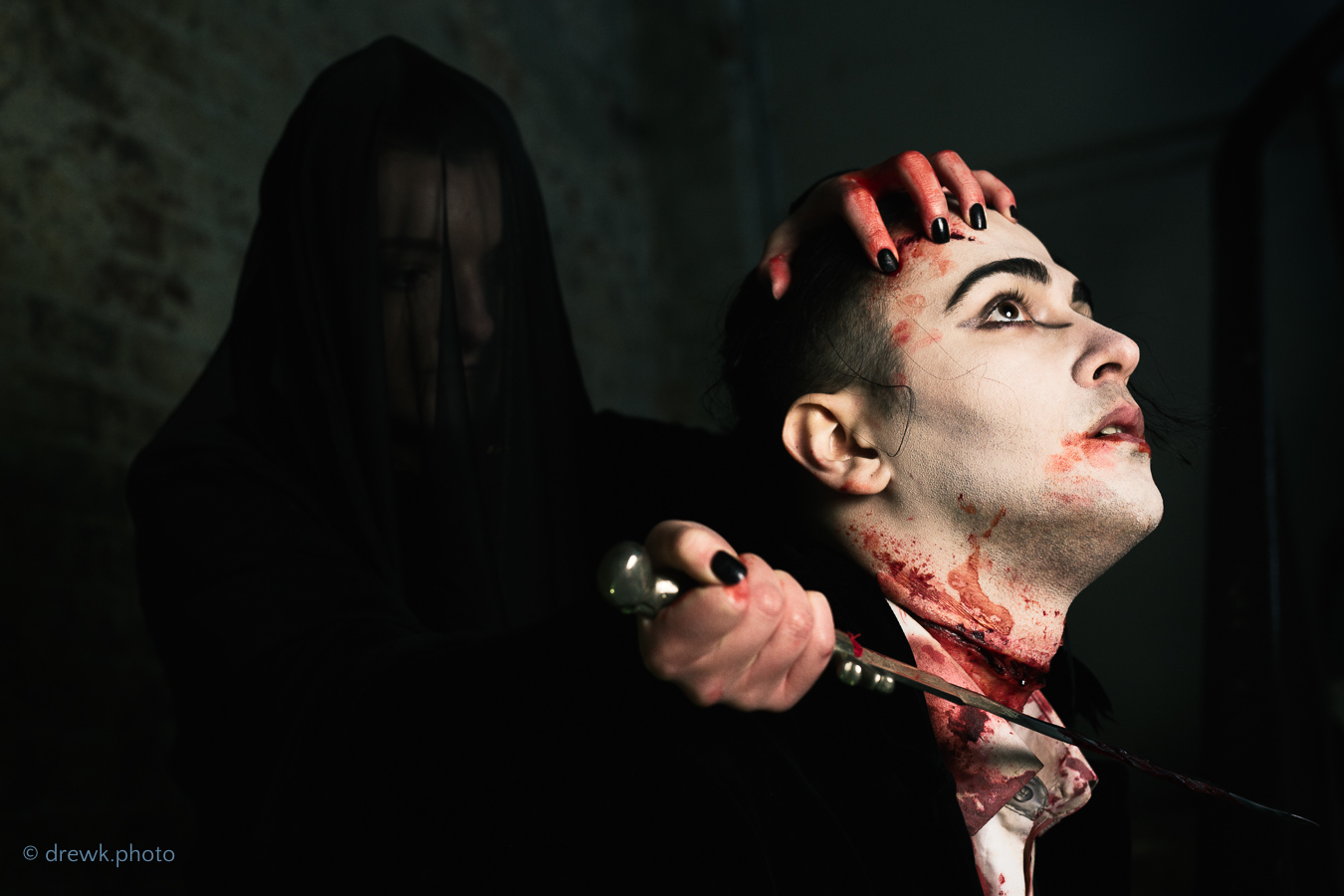 \'Gothic Horror\' themed shoot - Olivia Tataryn, BA (Hons) Specialist Hair & Makeup