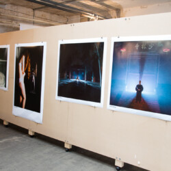One of my photos (eventually the "Judgement"card in my Tarot project) was on the main display board for the BCU part of the exhibtion
